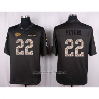 Camiseta NFL Anthracite Kansas City Chiefs Peters 2016 Salute To Service