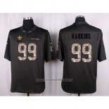 Camiseta NFL Anthracite New Orleans Saints Rankins 2016 Salute To Service