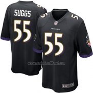 Camiseta NFL Game Baltimore Ravens Suggs Negro