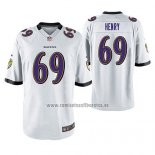 Camiseta NFL Game Baltimore Ravens Willie Henry Blanco