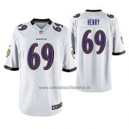 Camiseta NFL Game Baltimore Ravens Willie Henry Blanco