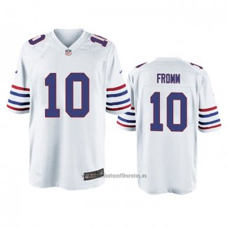 Camiseta NFL Game Buffalo Bills Jake Fromm Alterno Blanco