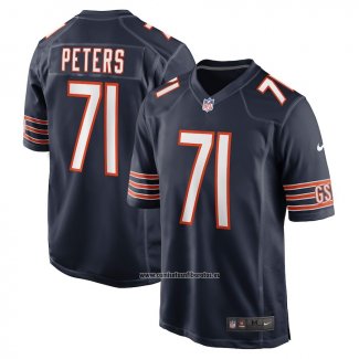 Camiseta NFL Game Chicago Bears Jason Peters Azul
