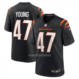 Camiseta NFL Game Cincinnati Bengals Craig Young Negro