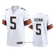 Camiseta NFL Game Cleveland Browns Case Keenum Blanco