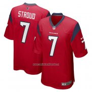 Camiseta NFL Game Houston Texans C.J. Stroud 2023 NFL Draft First Round Pick Alterno Rojo