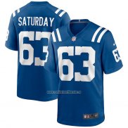 Camiseta NFL Game Indianapolis Colts Jeff Saturday Retired Azul