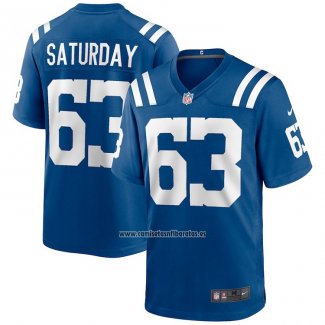 Camiseta NFL Game Indianapolis Colts Jeff Saturday Retired Azul