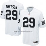 Camiseta NFL Game Las Vegas Raiders Amerson Blanco