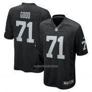 Camiseta NFL Game Las Vegas Raiders Denzelle Good 71 Negro