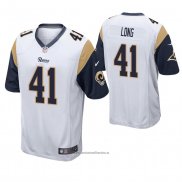 Camiseta NFL Game Los Angeles Rams David Long Blanco