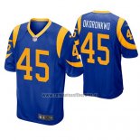 Camiseta NFL Game Los Angeles Rams Ogbonnia Okoronkwo Azul Amarillo