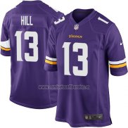 Camiseta NFL Game Minnesota Vikings Hill Violeta