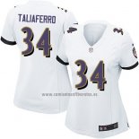 Camiseta NFL Game Mujer Baltimore Ravens Taliaferro Blanco