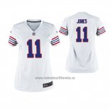 Camiseta NFL Game Mujer Bills Zay Jones Throwback Blanco