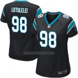 Camiseta NFL Game Mujer Carolina Panthers Lotulelei Negro