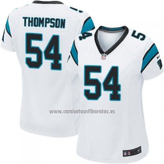 Camiseta NFL Game Mujer Carolina Panthers Thompson Blanco