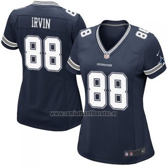 Camiseta NFL Game Mujer Dallas Cowboys Irvin Azul