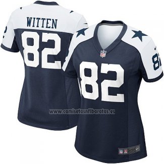 Camiseta NFL Game Mujer Dallas Cowboys Witten Azul Blanco