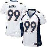 Camiseta NFL Game Mujer Denver Broncos Gotsis Blanco