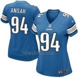 Camiseta NFL Game Mujer Detroit Lions Ansah Azul