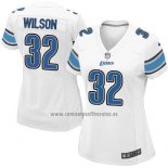 Camiseta NFL Game Mujer Detroit Lions Wilson Blanco