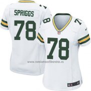 Camiseta NFL Game Mujer Green Bay Packers Spriggs Blanco