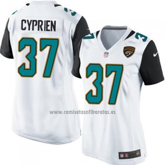 Camiseta NFL Game Mujer Jacksonville Jaguars Cyprien Blanco