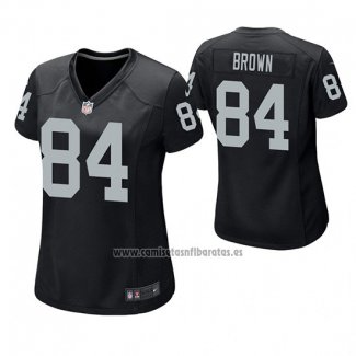 Camiseta NFL Game Mujer Las Vegas Raiders Antonio Brown Negro