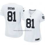 Camiseta NFL Game Mujer Las Vegas Raiders Brown Blanco