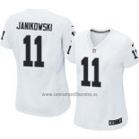 Camiseta NFL Game Mujer Las Vegas Raiders Janikowski Blanco