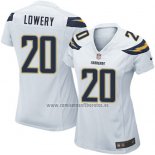 Camiseta NFL Game Mujer Los Angeles Chargers Lowery Blanco