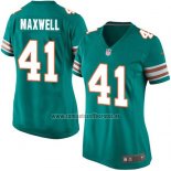 Camiseta NFL Game Mujer Miami Dolphins Maxwell Verde Oscuro