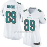 Camiseta NFL Game Mujer Miami Dolphins Moore Blanco