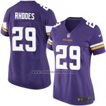 Camiseta NFL Game Mujer Minnesota Vikings Rhodes Violeta