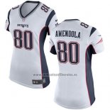 Camiseta NFL Game Mujer New England Patriots Amendola Blanco