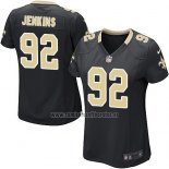 Camiseta NFL Game Mujer New Orleans Saints Jenkins Negro