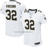 Camiseta NFL Game Mujer New Orleans Saints Vaccaro Blanco
