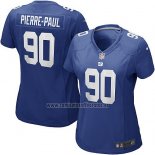 Camiseta NFL Game Mujer New York Giants Pierre Paul Azul
