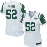 Camiseta NFL Game Mujer New York Jets Harris Blanco