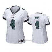 Camiseta NFL Game Mujer Philadelphia Eagles Jalen Hurts Blanco