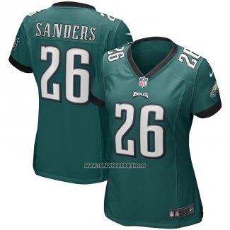 Camiseta NFL Game Mujer Philadelphia Eagles Miles Sanders Verde