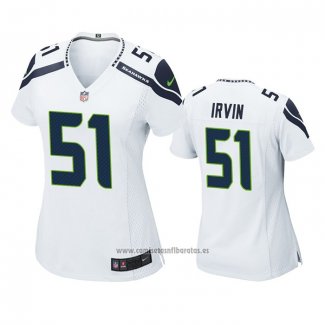 Camiseta NFL Game Mujer Seattle Seahawks Bruce Irvin Blanco