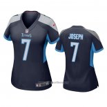 Camiseta NFL Game Mujer Tennessee Titans 7 Greg Joseph Azul