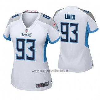 Camiseta NFL Game Mujer Tennessee Titans Dee Liner Blanco