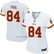 Camiseta NFL Game Mujer Washington Commanders Paul Blanco