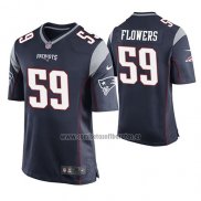 Camiseta NFL Game New England Patriots Marquis Flowers Azul