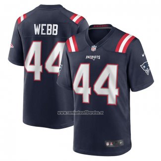 Camiseta NFL Game New England Patriots Raleigh Webb Primera Azul