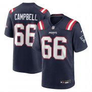 Camiseta NFL Game New England Patriots Will Campbell 2025 Azul