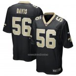 Camiseta NFL Game New Orleans Saints DeMario Davis Negro